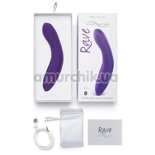 Вибратор для точки G We-Vibe Rave (ви вайб рейв фиолетовый)