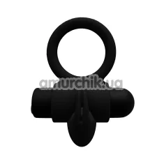 Ерекційне кільце з вібрацією Virgite Essentials Rechargeable Vibrating Ring E9, чорне - Фото №1