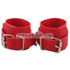 Наручники Handcuffs With Chain, красные - Фото №1