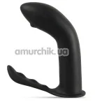 Стимулятор простаты Rebel Mens Gear Silicone Prostate Plug, черный - Фото №1