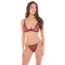 Комплект Staying In 2-Piece Set, бордовый: бюстгальтер + трусики-стринги - Фото №1