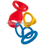 Набор из 5 эрекционных колец Love Signal Long Play Love Set, разноцветный - Фото №1