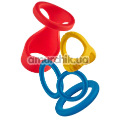 Набір з 5 ерекційних кілець Love Signal Long Play Love Set, різнокольоровий - Фото №1