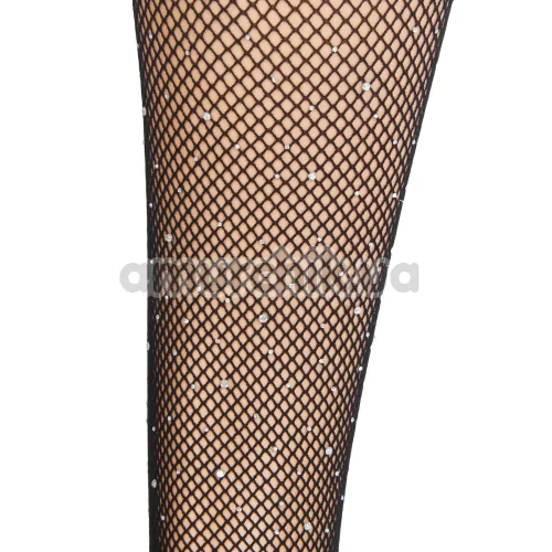 Панчохи Star Night Rhinestone Tight Net Stockings, чорні