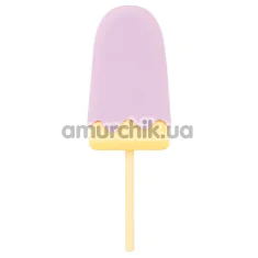 Кліторальний вібратор Vibrating Popsicle, фіолетовий - Фото №1