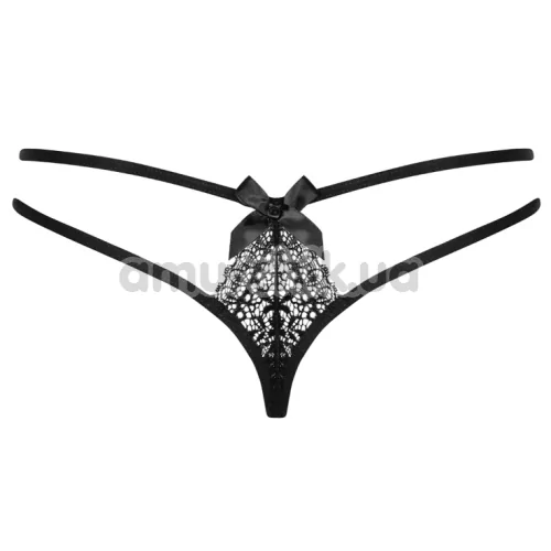 Трусики-стринги Obsessive Intensa Double Thong, черные