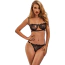 Комплект Star Night Sultry Sleep Lingerie Set, чорний: бюстгальтер + трусики - Фото №2