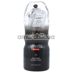 Мастурбатор Virgite Essentials Spinwave Stroker Clea E15, прозрачный - Фото №1