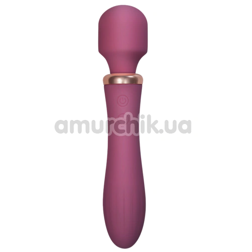 Универсальный вибромассажер с подогревом Crushious Jinx, бордовый - Фото №1