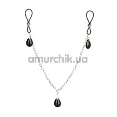 Зажимы для сосков Nipple Play Non-Piercing Nipple Chain Jewelry Onyx - Фото №1