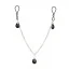 Зажимы для сосков Nipple Play Non-Piercing Nipple Chain Jewelry Onyx - Фото №1
