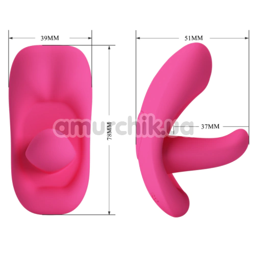 Вибратор для точки G и клитора Pretty Love Hazelynn, розовый