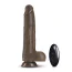 Вібратор з ротацією та поштовхами Dr. Skin Silicone Dr. Murphy 8 Thrusting Dildo, коричневий - Фото №1