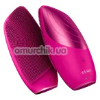 Ультразвуковая щетка для лица Geske Sonic Thermo Facial Brush 6 in 1, ярко-розовая - Фото №1