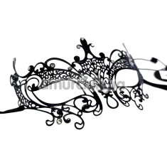 Маска DS Fetish Eye Mask Metal 411047, черная - Фото №1