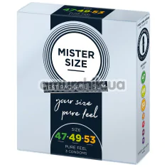 Mister Size Test Package Slim 47 49 53, 3 шт - Фото №1