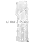 Насадка на пеніс Pretty Love Penis Sleeve Griff, прозора - Фото №1