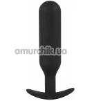 Анальна пробка Black Velvets Anal Trainer Medium, чорна - Фото №1