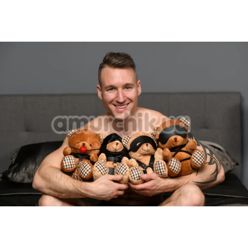 Брелок Master Series Hooded Teddy Bear Keychain - медвежонок, бежевый