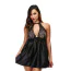 Комплект Sexy Lace Babydoll Set, чорний: пеньюар + трусики-стрінги - Фото №1