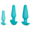 Набір анальних іграшок B-Vibe Anal Training & Education Set, бірюзовий - Фото №5