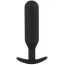 Анальна пробка Black Velvets Anal Trainer Medium, чорна - Фото №1