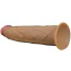 Вибратор с ротацией Dual-Layered Silicone Nature Cock LV410211, телесный - Фото №5