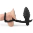 Анальная пробка с эрекционным кольцом и вибрацией Ass-Rasca Vibrating Plug Combo, черная - Фото №4
