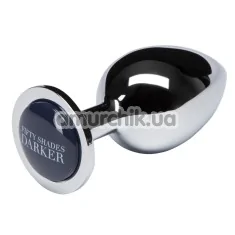 Анальная пробка Fifty Shades Darker Beyond Erotic, серебряная - Фото №1
