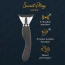 Симулятор орального секса для женщин с вибрацией Sweet Play Clitoral Licking Tongue And Vibrator 2in1 A6, черный - Фото №16