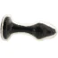 Анальна пробка Stardust Premium Glass Plug Glam, чорна - Фото №4