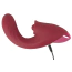 Вибратор клиторальный и для точки G с толчками Javida 3 Function Vibrator With Curved Shaft, бордовый - Фото №7