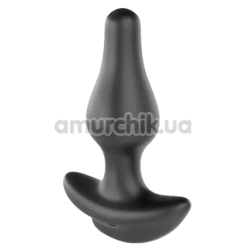Трусики з анальною пробкою HookUp Panties Crotchless Love Garter, чорні
