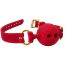 Кляп DS Fetish Silicone Smooth Ball Gag S, красный - Фото №3