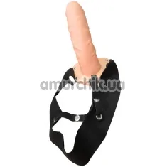 Фалопротез для чоловіків Hollow Extended Dong Extension Mit Harness - Фото №1