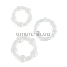 Набор эрекционных колец Ultra Soft & Stretchy Pro Rings Clear, 3 шт - Фото №1