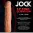 Насадка на пенис Jock Extra Long 1.5 Inch Penis Extension, светло-коричневая - Фото №9