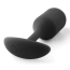 Анальная пробка со смещенным центром тяжести B-Vibe Snug Plug 2, чёрная - Фото №3