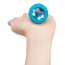 Анальная пробка с вибрацией B-Vibe Vibrating Jewel Plug S/M, бирюзовая - Фото №6