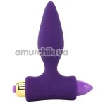 Анальна пробка з вібрацією Rocks - Off 7 Speed Plug Petite Sensations, фіолетова - Фото №1
