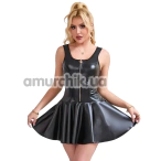 Платье Star Night Heart Zipper Sexy Nightdress, черное - Фото №1