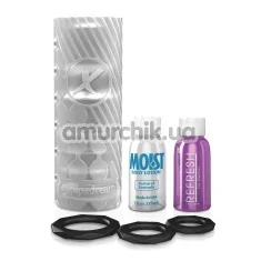 Мастурбатор PDX Elite Ez Grip Stroker, прозрачный - Фото №1