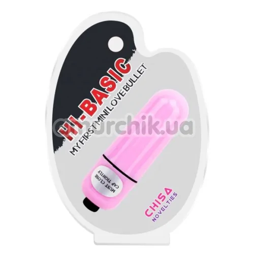 Клиторальный вибратор My First Mini Love Bullet Pink, розовый
