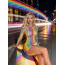 Платье Star Night Sexy Mesh Colourful Mini Dress, разноцветное - Фото №10