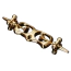 Фіксатор для рук Upko Finger Bound Play Collection Metal Thumb Cuffs, золотий - Фото №2