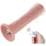 Вибратор-насадка Hismith Slight Curved Vibrating Silicone Dildo, телесный - Фото №2