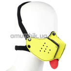 Маска Собаки DS Fetish Dog Mask, желтая - Фото №1
