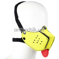 Маска Собаки DS Fetish Dog Mask, желтая - Фото №1