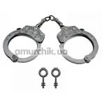 Наручники Roomfun Premium Handcuffs, срібні - Фото №1