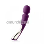 Універсальний масажер Lelo Smart Wand Medium Plum (Лело Смарт Ванд), середній фіолетовий - Фото №1